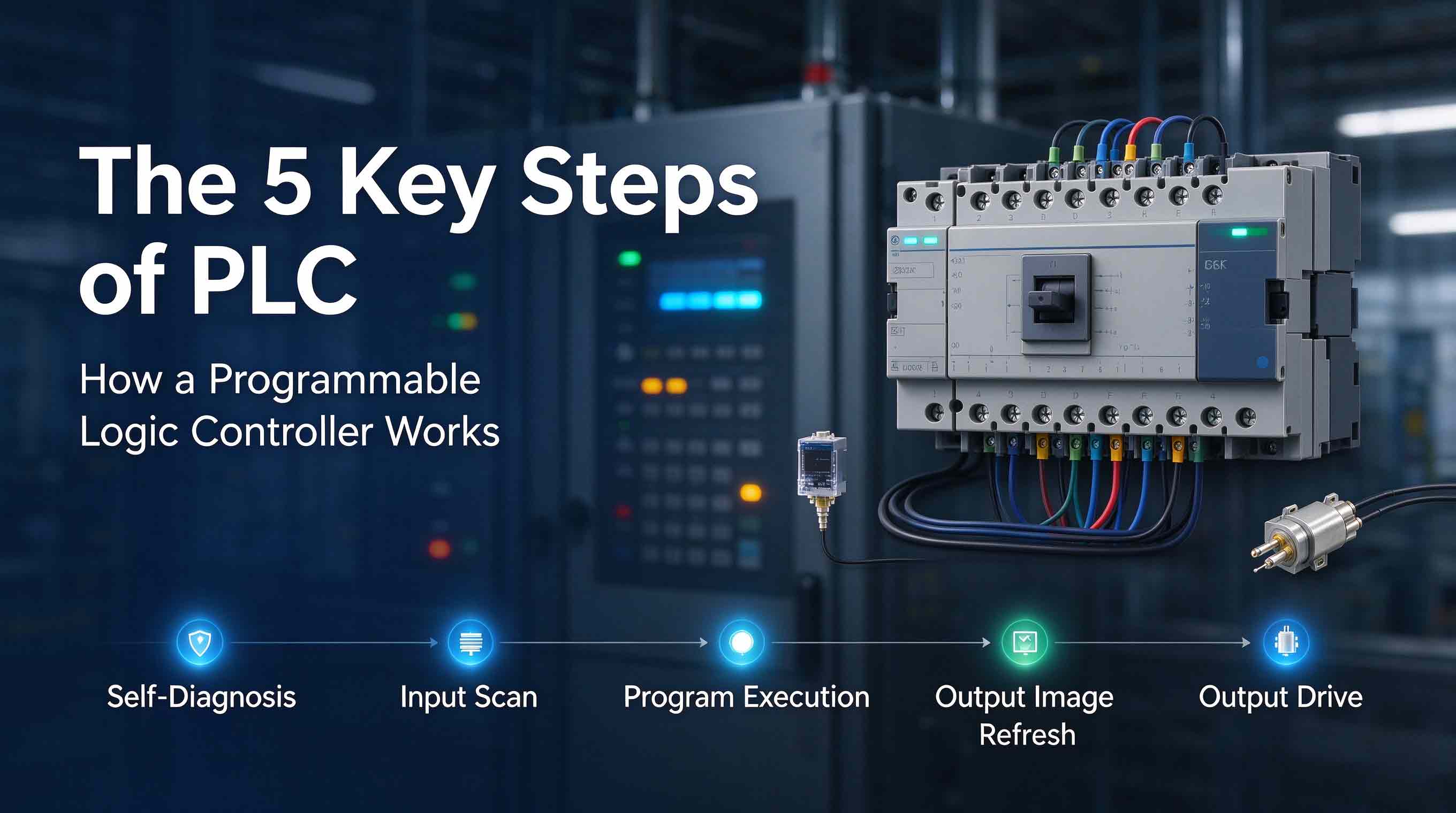 The 5 Key Steps of PLC: How a Programmable Logic Controller Works